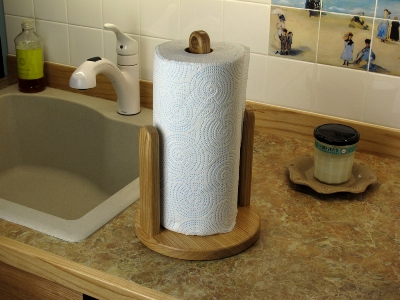 cara membuat kerajinan kayu tempat handuk dan tissue