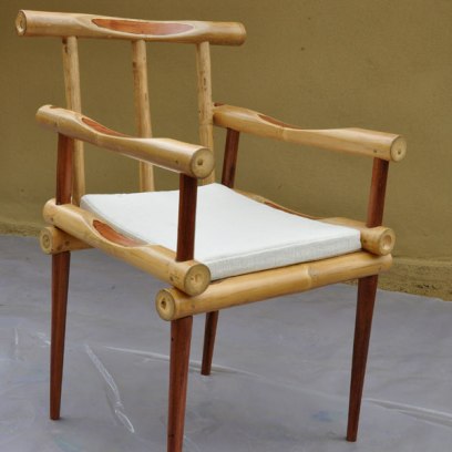 kursi bambu dengan lem yang kuat untuk bambu
