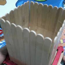kotak pensil kayu dari pinus