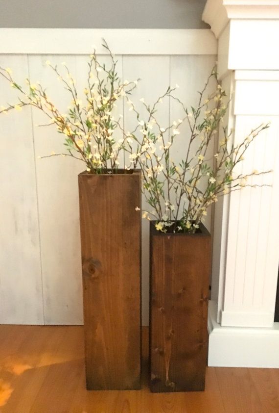 vas bunga kayu