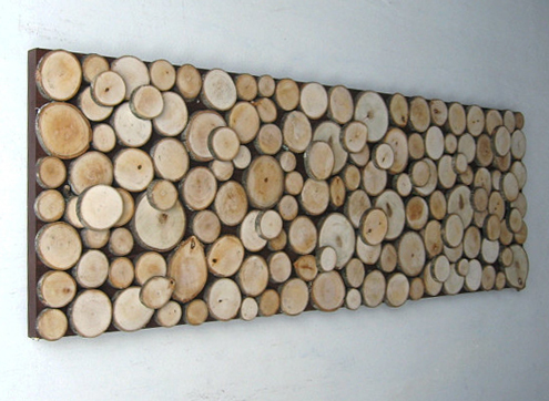 hiasan kayu bulat