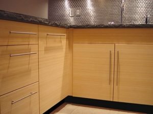 kabinet dapur bambu