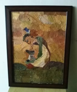 lukisan daun kering (2)