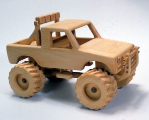 mainan mobil kayu