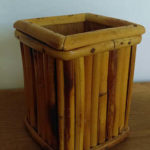 tempat pensik bambu kotak