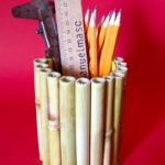 tempat pensil bambu